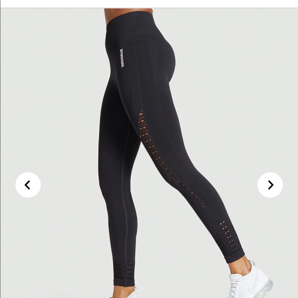Energy+ seamless leggings Black- Gymshark